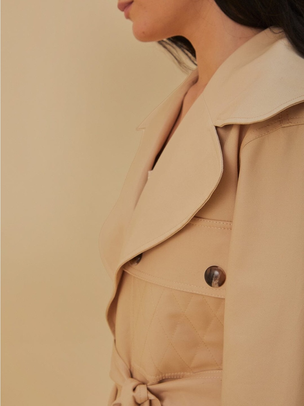 NWT Farm Rio Timeless Trench Coat - Picture 4 of 10